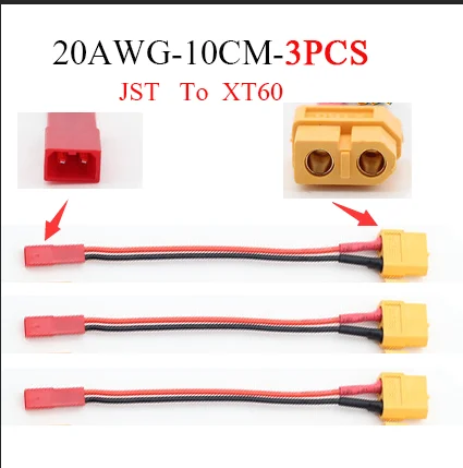 Onemodel /10 см 16AWG XT60 штекер к XT30 кабеля адаптера разъем для зарядки аккумулятора