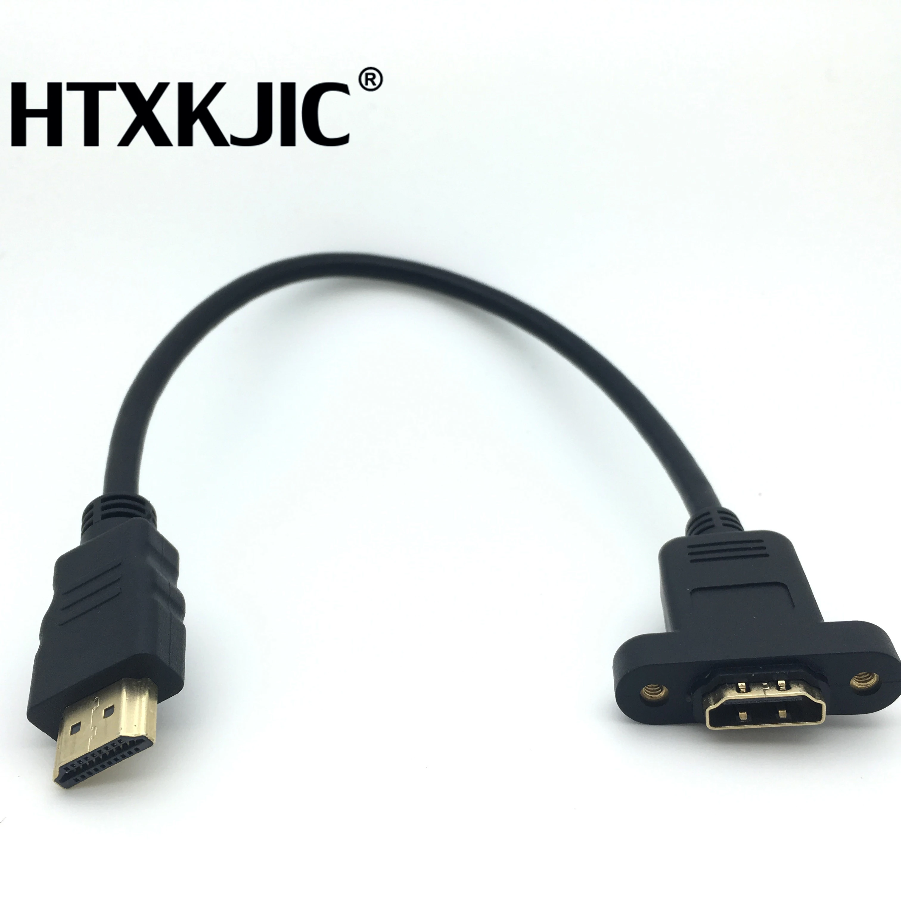 1 шт. 30 см 50 60 м 5 позолоченный HDMI Удлинительный кабель штекер гнездо с винтовым