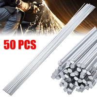 50pcs 50cm easy aluminum welding rods low temperature aluminum solder rod for welding supplies