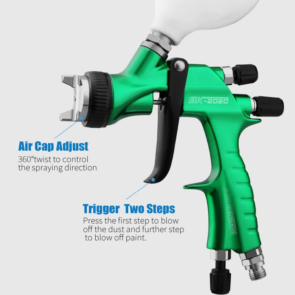 

Профессиональный автомобильный пистолет-распылитель краски, 1,3 мм, кованый корпус пистолета с высокой степенью распыления, пистолет-распыл...