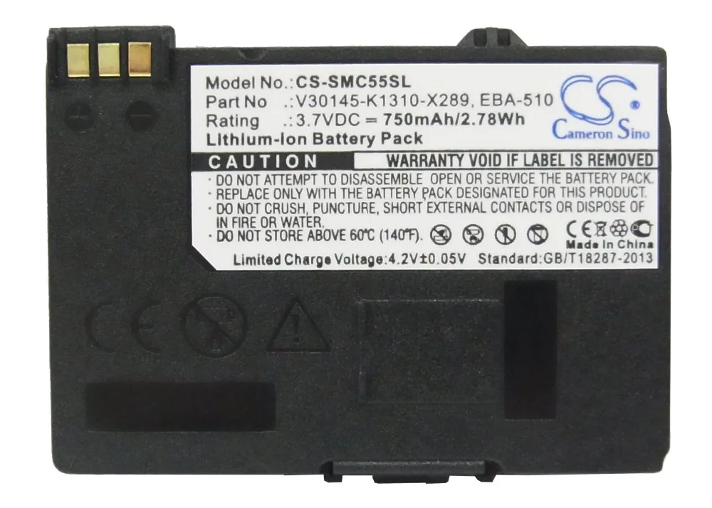 Обновление! EBA-510 для сотового телефона Cameron Sino для Siemens C55, C56, C60, C61, C70, C71