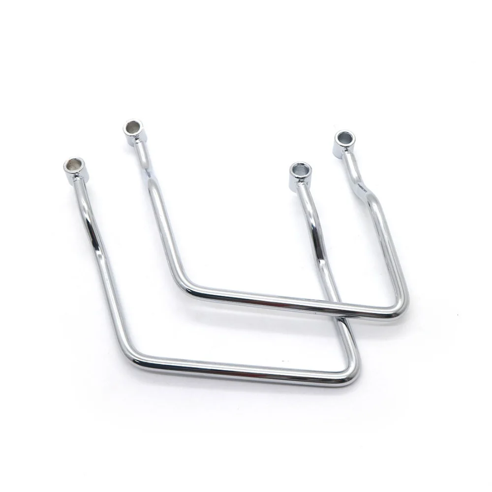 

Replacement Bag Brackets Equipment 22CM Chrome-plated 2pcs Motorcycle Saddle