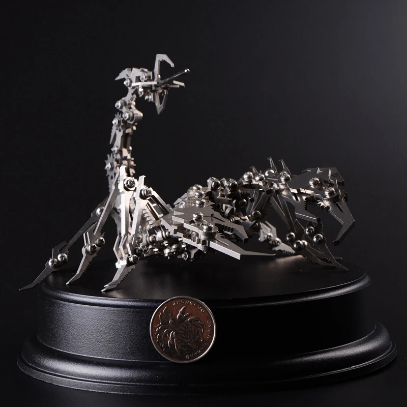 Робот насекомое Пинцет 3D сталь металл Готовая модель шарнир мобильность