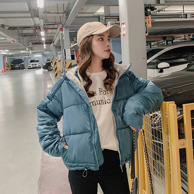 2019 зимняя куртка пуховик Для женщин ультра длинный рукав светильник вниз Теплый