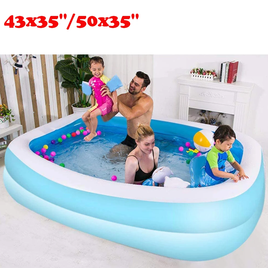 

Inflatable Pool Kids Swimming Bathing Play Pool Garden Tub