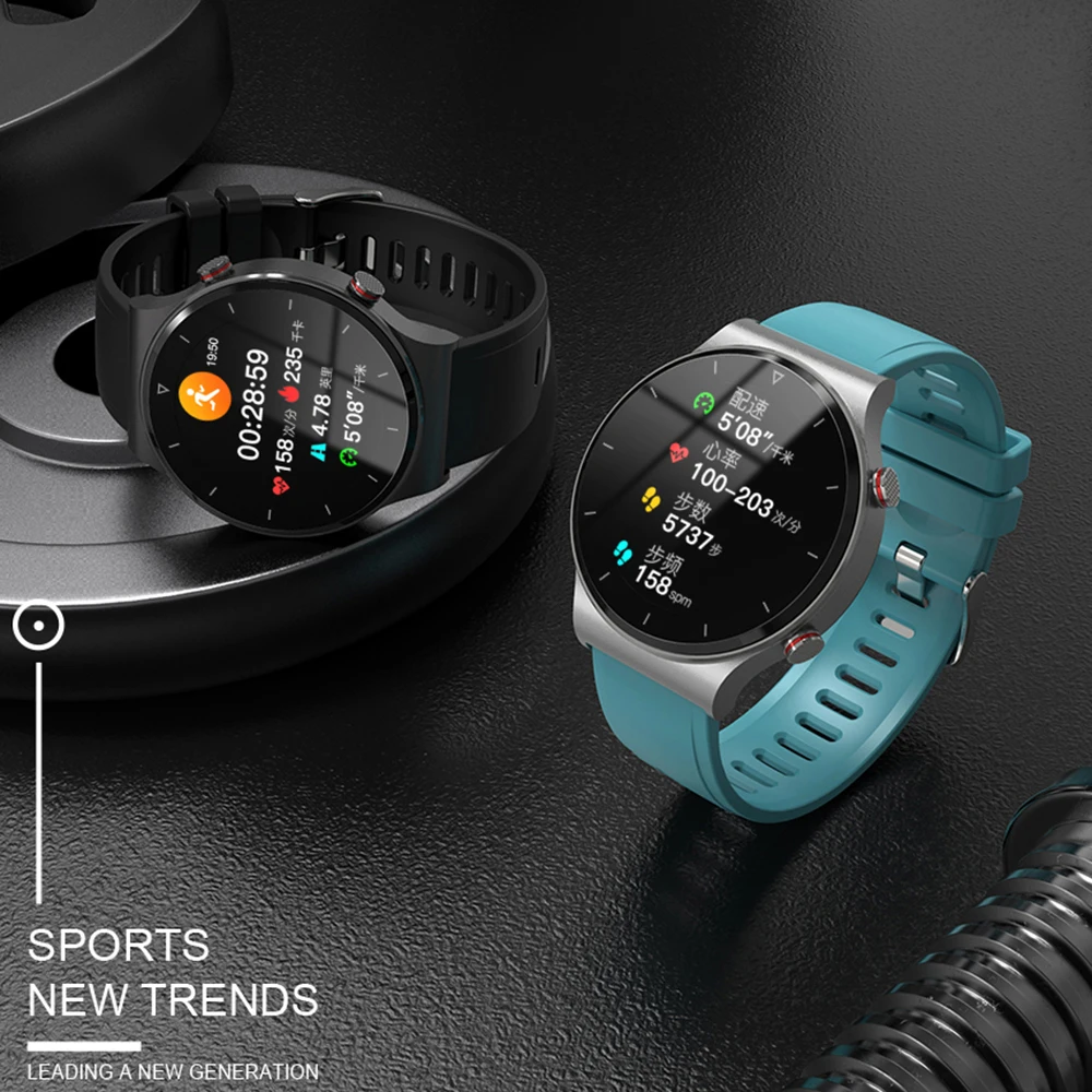 

2021 New Luxury Men's Smart watch Sports watch Full screen touch Bluetooth call Heart rate monitoring IP67 waterproof For men