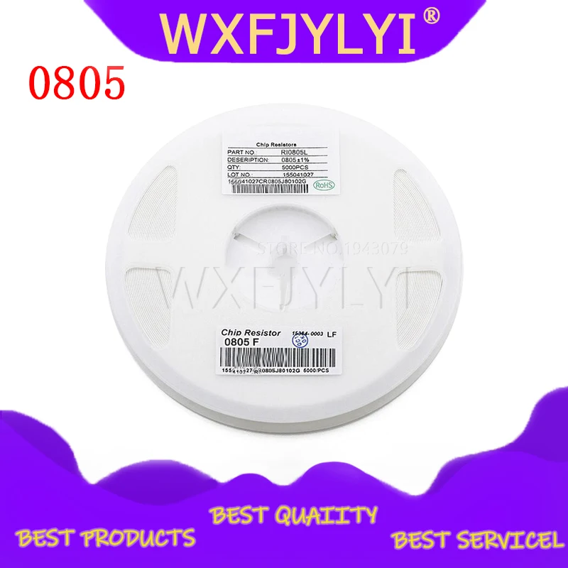 300 шт 0805 SMD резистор 1% 2 K ohm 1/8W 222 2K2 | Электронные компоненты и принадлежности