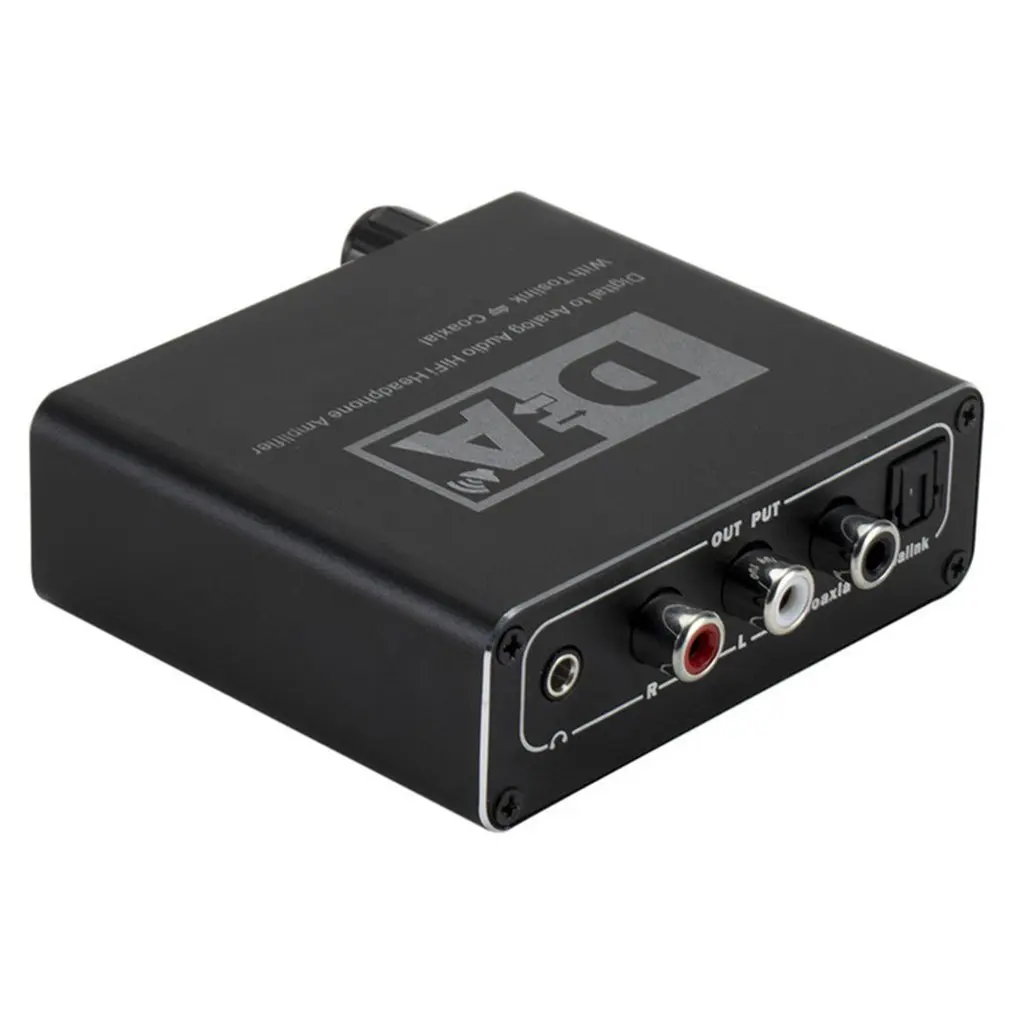 Hi-Fi DAC Amp цифро-аналоговый аудио преобразователь RCA 3 5 мм усилитель для наушников