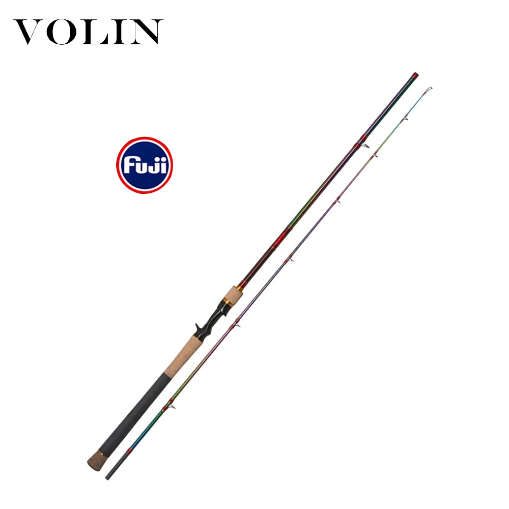 Карбоновая рыболовная удочка VOLIN полный кастинговый удилище для приманки XF