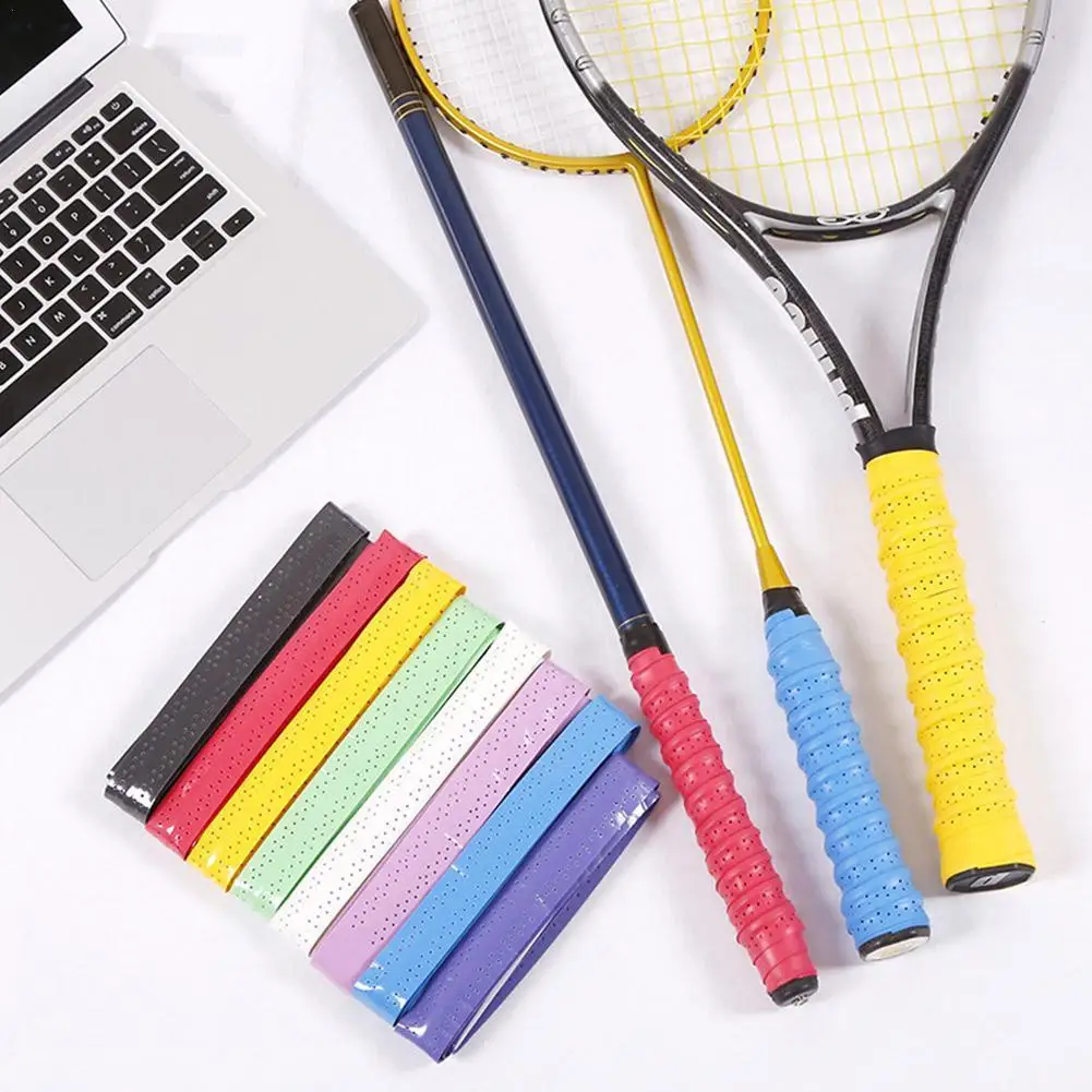 

2Pcs Anti-slip Sport Fishing Rods Over Grip Sweat band Griffband Tennis Overgrips Tape Badminton Racket Grips Sweatband
