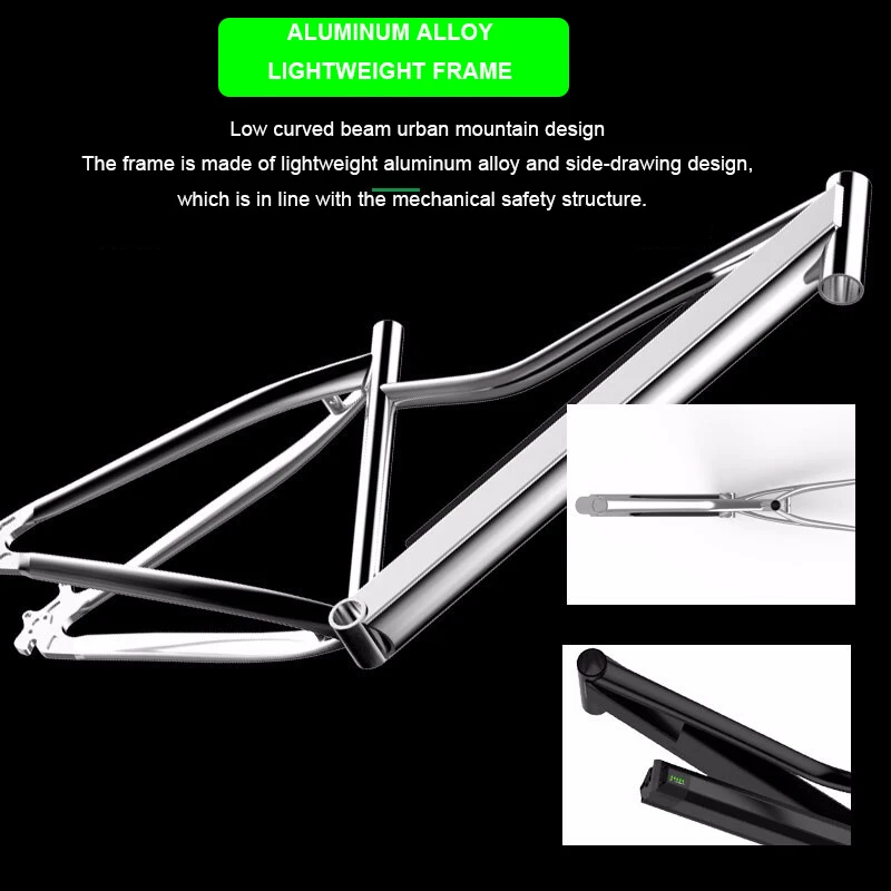 26-дюймовый Электрический горный велосипед 36 В литиевая батарея дорожный