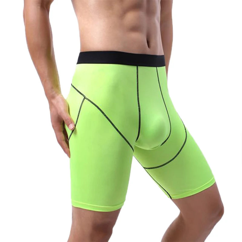 

Men sport boxer mesh male Running shorts Anti-sweat Absorption Quick Drying Men Sports trunks Fitness Gym Training boxer