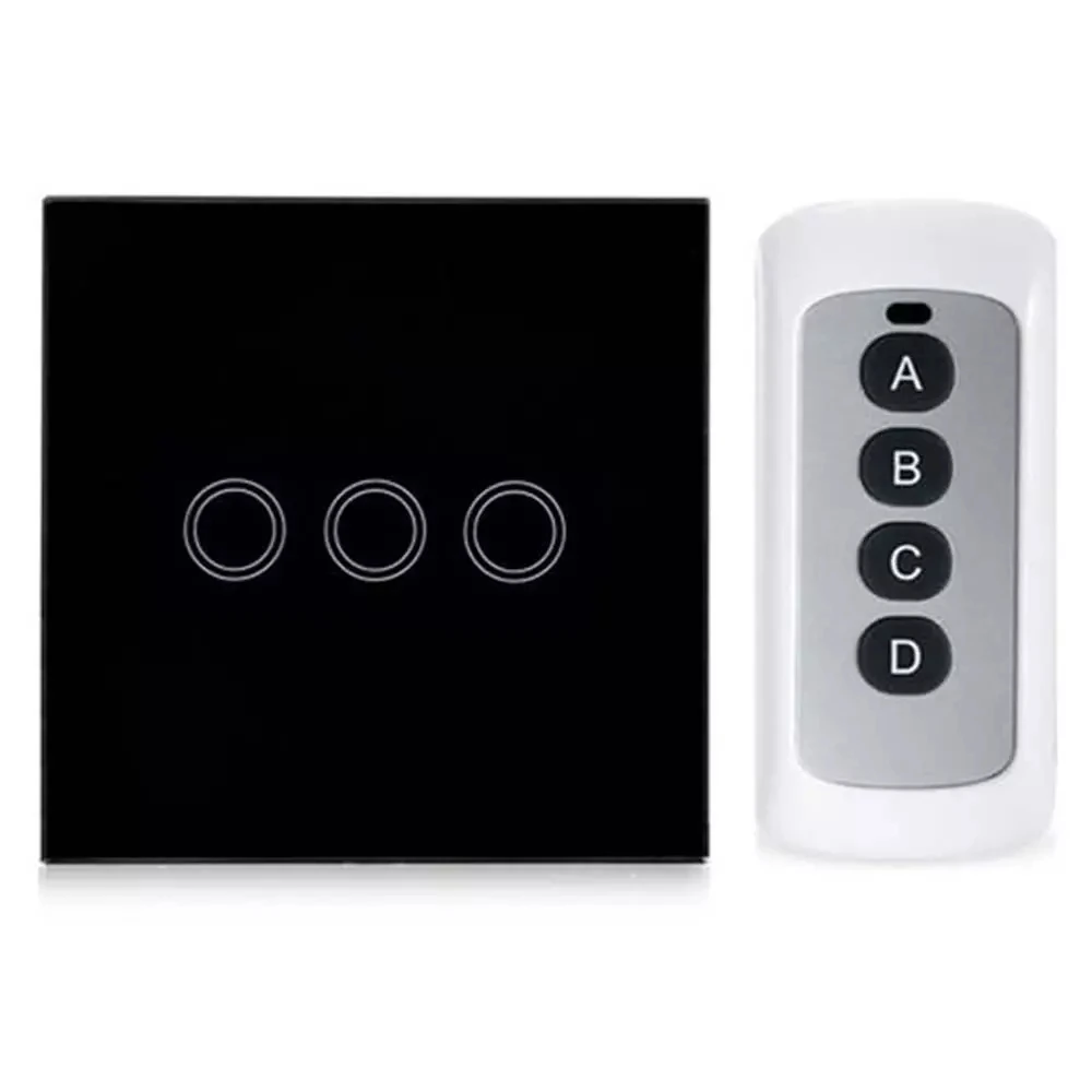 Стеклянная панель RF433 Wi-Fi сенсорный экран 60 Гц закаленное стекло настенный