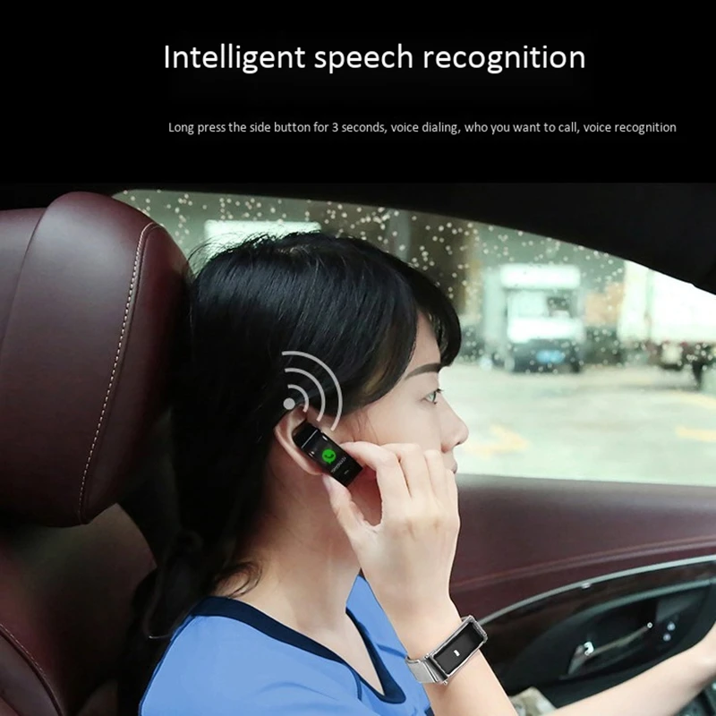 

Smart Bracelet Heart Rate Blood Oxygen Blood Pressure Bluetooth Call Two in One Bracelet Call Reminder