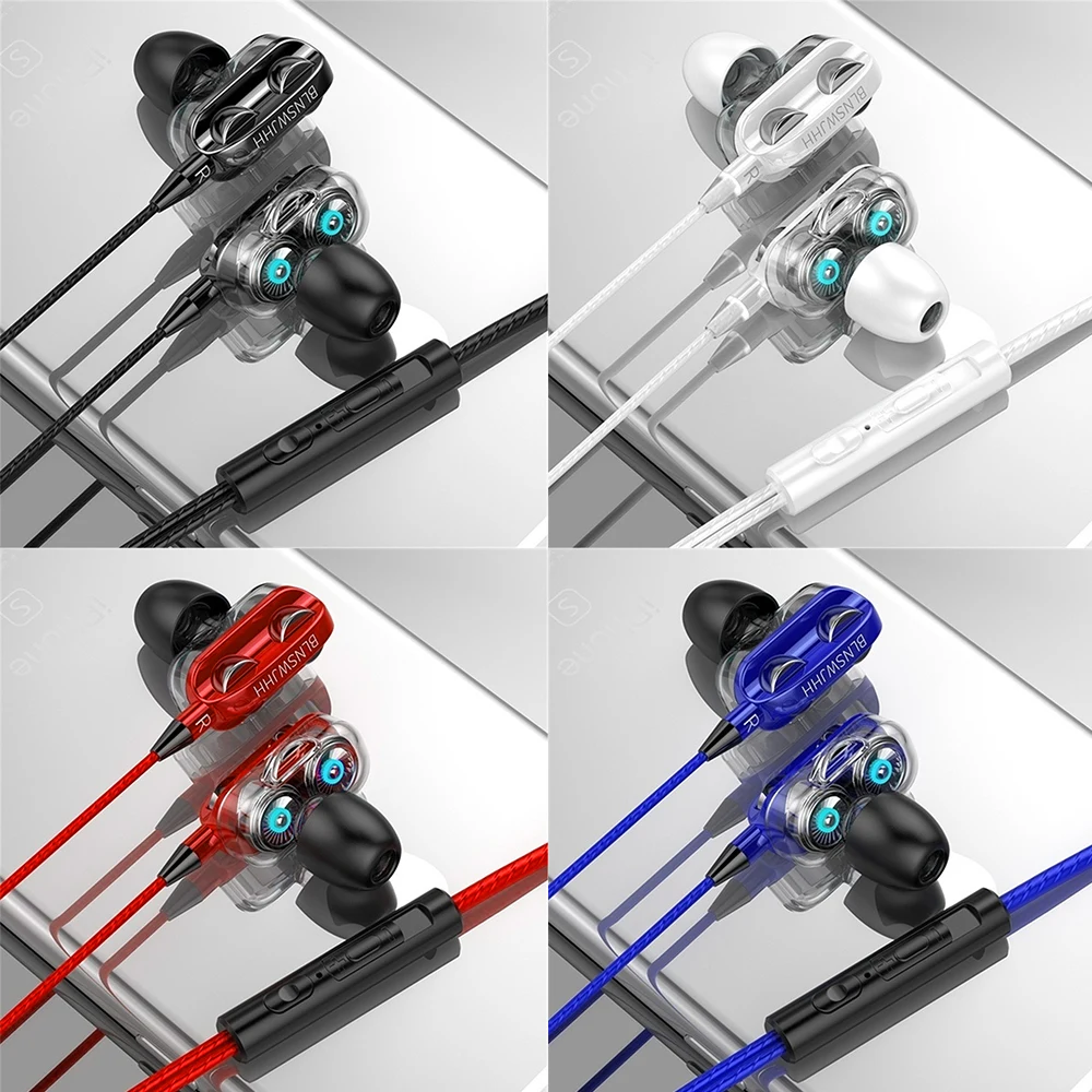 

WILLKEY Earphones 3.5mm In-Ear Earbuds Universal 1.2 m Bass stereo Wired Headphones for phone Gaming headset for Samsung Xiaomi