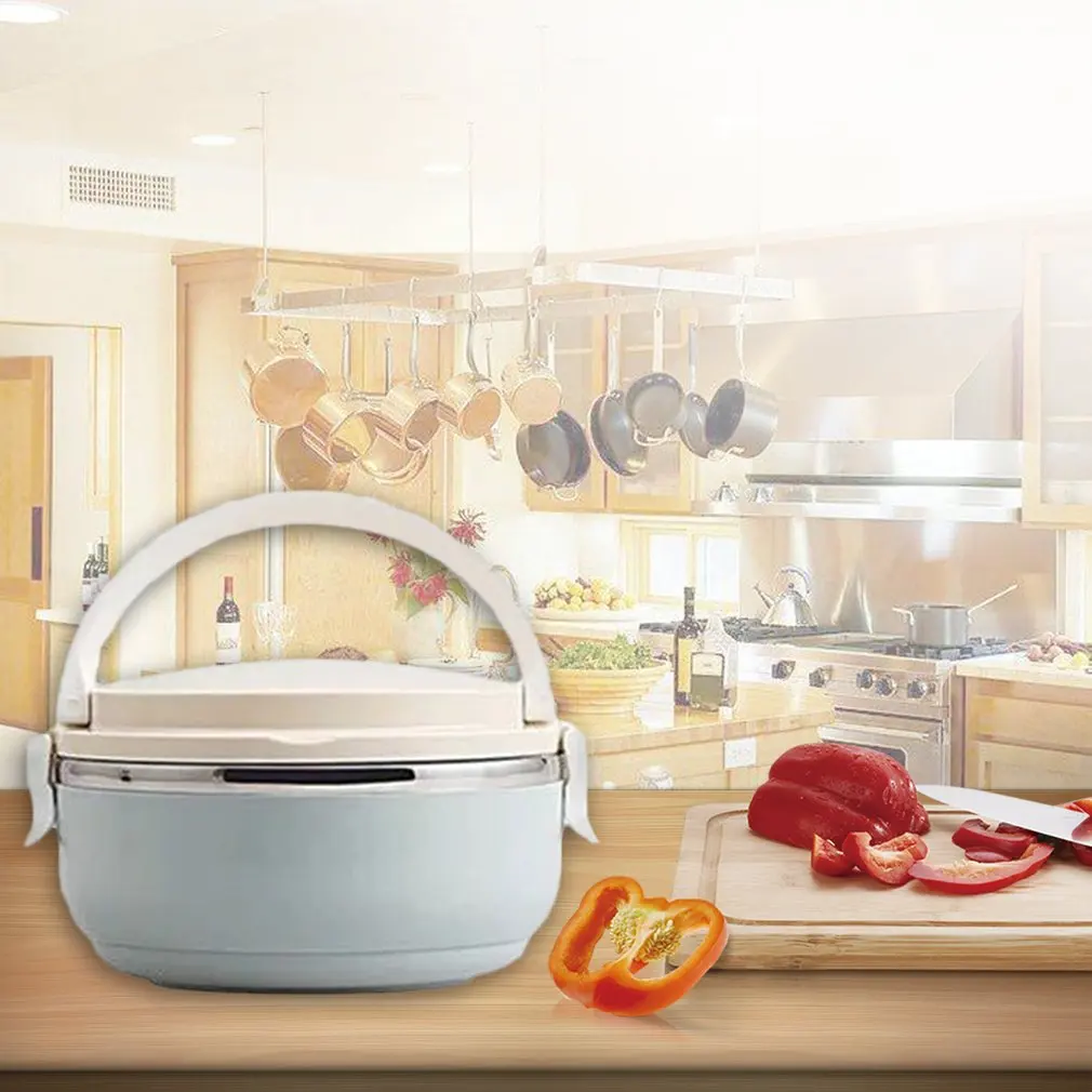 Ланч-бокс компактный для дома и офиса термальный пищевой контейнер Бенто-бокс