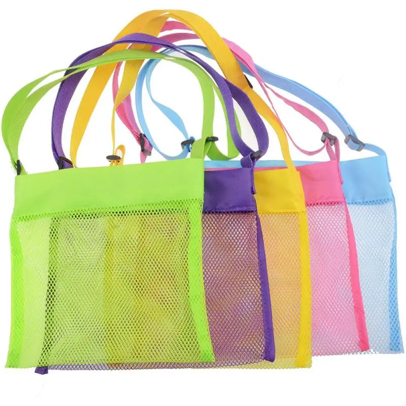 Новая пляжная сумка Amazon Сетчатая Сумка для игрушек детская сумки плавания