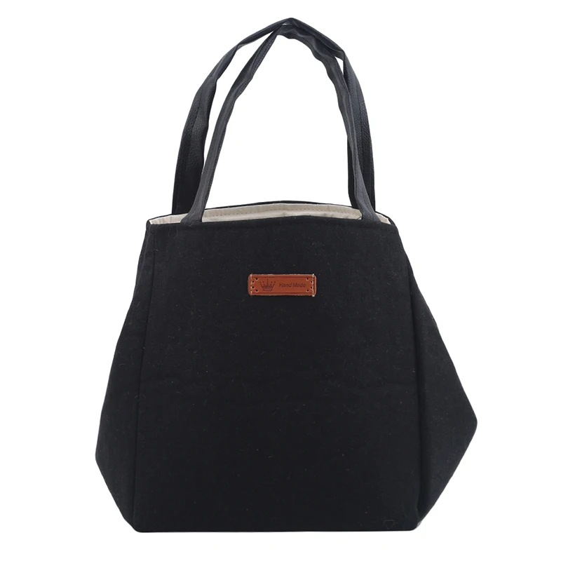 

Portable Lunch Food Box Bag Aluminum Foil Insulated Thermal Food Picnic Lunch Bags Cotton Linen Cooler Tote Camping Bag Case