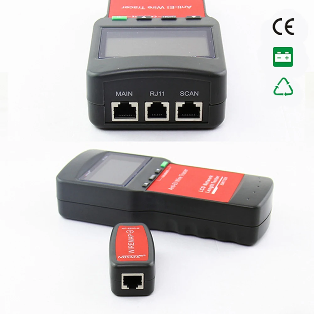 NOYAFA NF 8200 ЖК дисплей Дисплей сеть LAN Кабельный тестер кабеля провода Длина