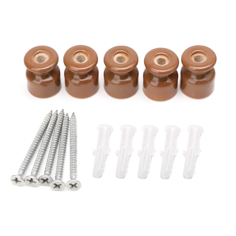 5 шт. высокочастотная электрическая фарфоровая Тыква 24 мм фарфоровый