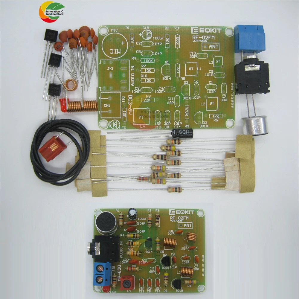 Беспроводной FM-модуль передатчика набор сделай сам 88-108 МГц электронный микрофон