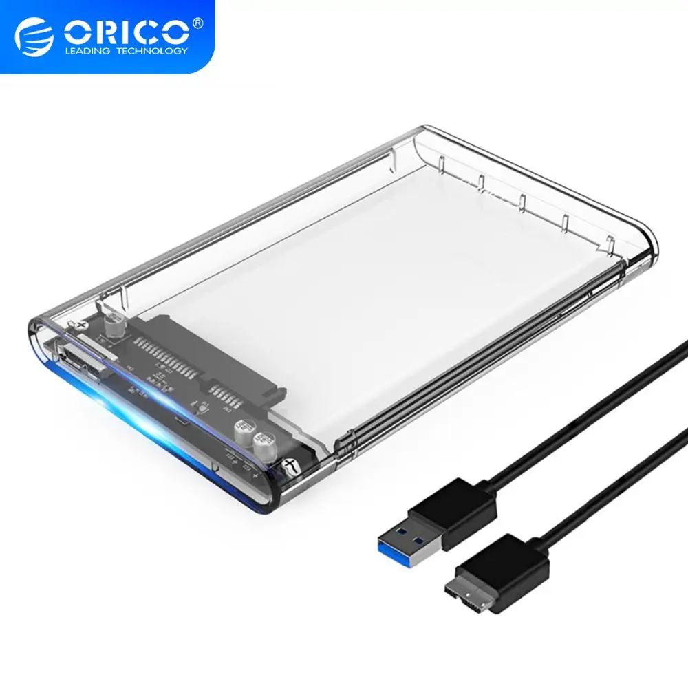 Чехол для мобильного жесткого диска ORICO 2 ТБ внешний корпус USB 3 0 на SATA HDD чехол без