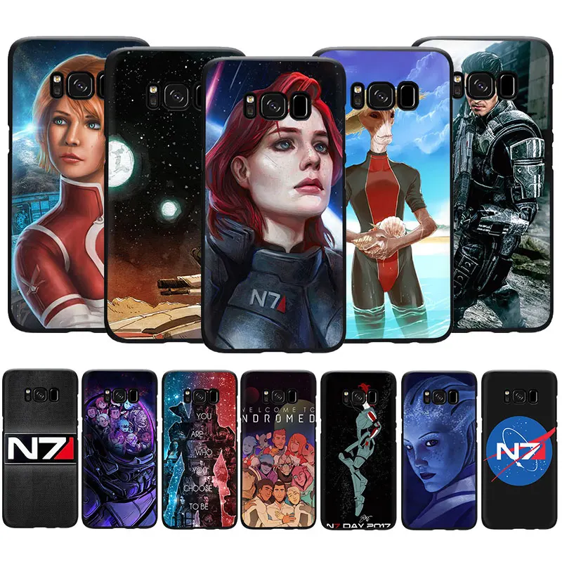 Мягкий чехол для телефона из ТПУ EWAU 7 Mass Effect Samsung Galaxy S6 S7 Edge S8 S9 S10 Plus Note 10 8 9 M10 20 30