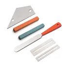 Новый инструмент для выравнивания Лада гитары из нержавеющей стали, шлифовальные протекторы, набор запасных частей, аксессуары для ремонта гитары