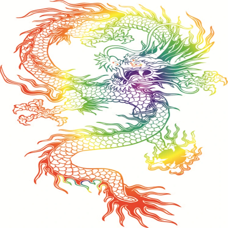 

vinylPersonalized Fashion Chinese Dragon Car Sticker Body Cover Scratch Decoration High Quality Exquisite Water Proof Auto Decal