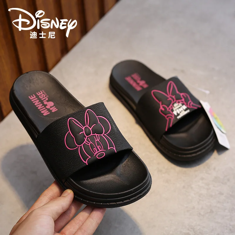 

Disney slippers ladies summer home indoor thick-soled home drag bath non-slip bathroom soft bottom home slippers