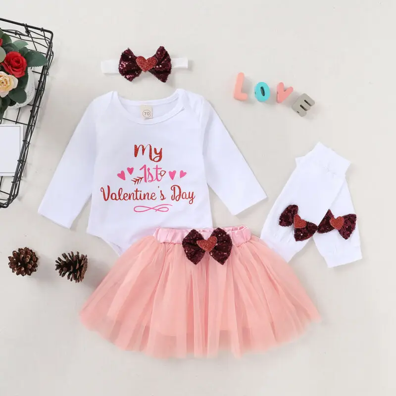 Боди и юбка для новорожденных девочек 0 18 месяцев 4 предмета|Комплекты одежды| |