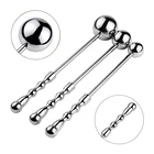 Расширитель простаты из нержавеющей стали Анальная пробка Анус, анальная пробка для геев, с шариком, металлические секс-игрушки для мужчин, женщин, мужчин, для стимуляции влагалища