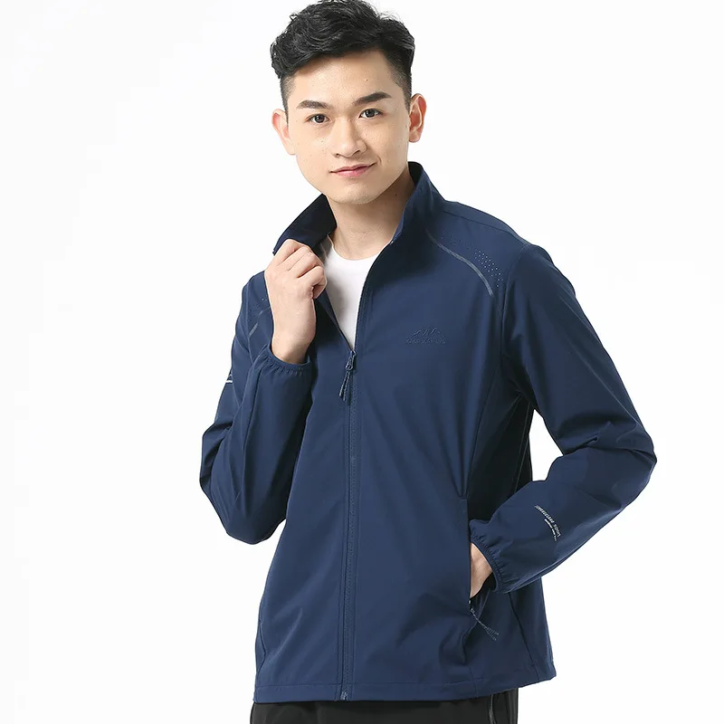 

Men's women's summer elastic outdoor camping mountaineering clothing couples thin sunscreen clothing for riding jacket pop it