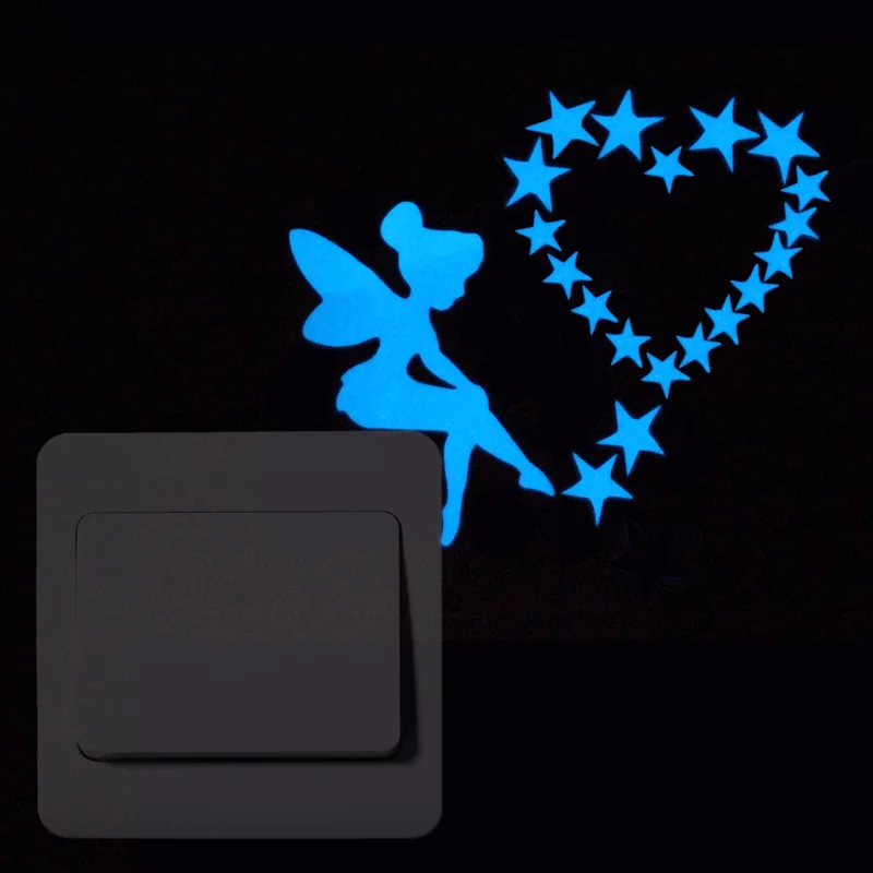 Настенный светильник светящийся настенный стикер в темноте|Наклейки на стену| |