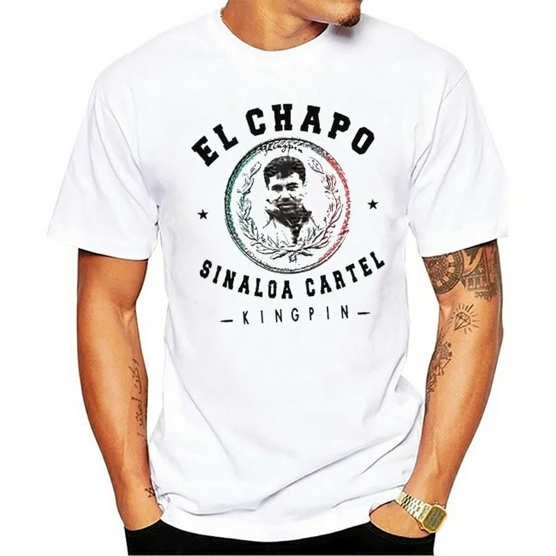 El Chapo футболка наркомания Pablo Escobar Sicario Hitman Гангстер нарко Моб новые тренды |