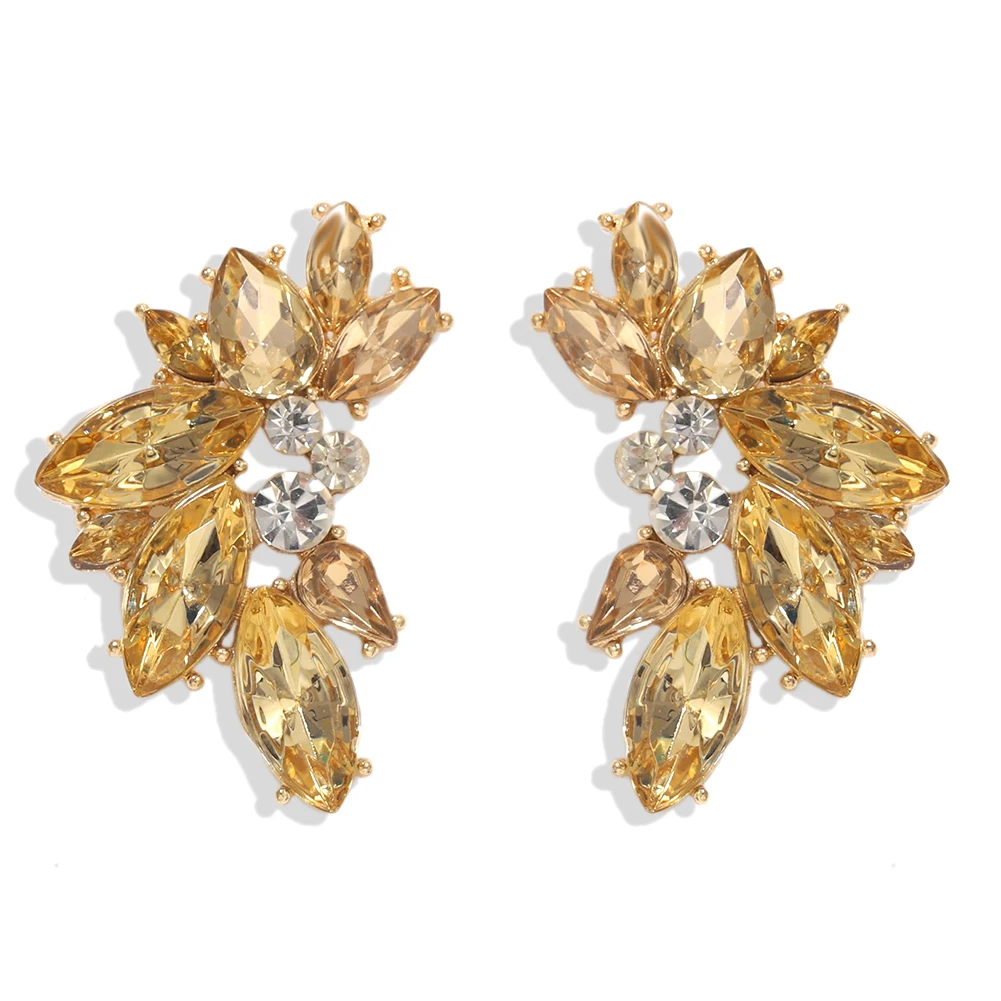 Dvacaman бокал для шампанского с украшением в виде кристаллов висячие серьги длинные