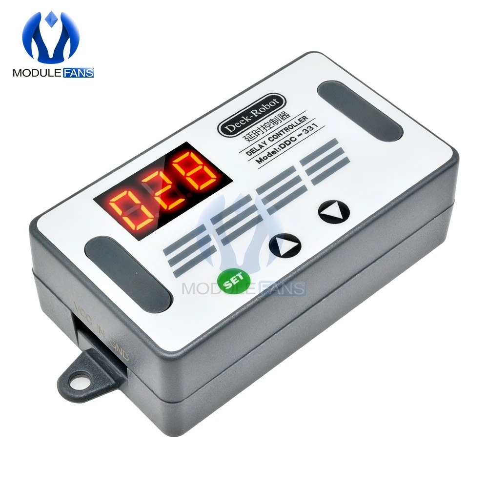 Цифровой светодиодный таймер задержки реле цикла Переключатель триггер