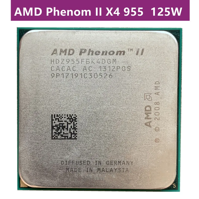Четырехъядерный процессор AMD Phenom - II X4 955 3 2 ГГц 125 Вт HDZ955FBK4DGI и HDX955FBK4DGI pr | Компьютеры