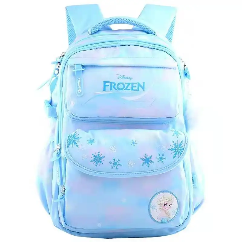Disney Frozen School Bags For Girls Elsa Anna Olaf Primary Student Shoulder Orthopedic Backpack Large Capacity Teenage Gifts