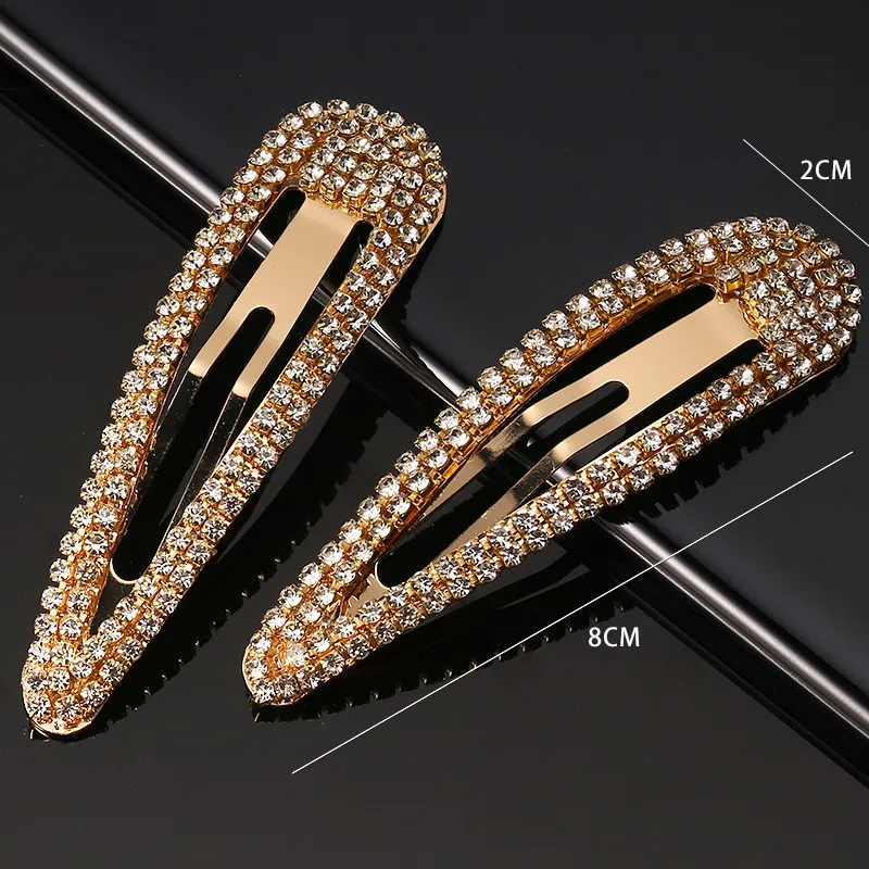 

Drip Crystal Women Hair Clipsmetal Hairpin Hairpins New Metal Barrettes For Women Girls Styling Accessories