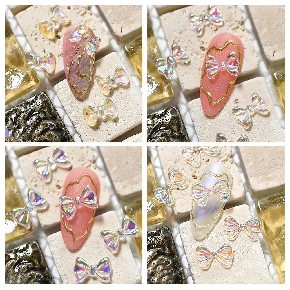 

Super Transparent Crystal AB Non Hot Fix Rhinestones Bow DIY Decorative Diamond Nail Art Rhinestones