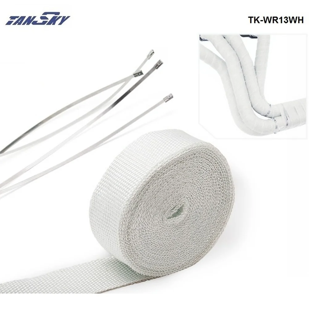 Thermal Wrap exhaust insulating warp header pipe For Ford Chevy Chevrolet 67-69 TK-WR13WH |