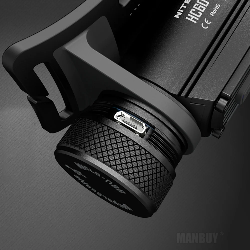 Налобный фонарь NITECORE HC60 HC60W CREE XM L2 U2 2021 лм перезаряжаемый водонепроницаемый