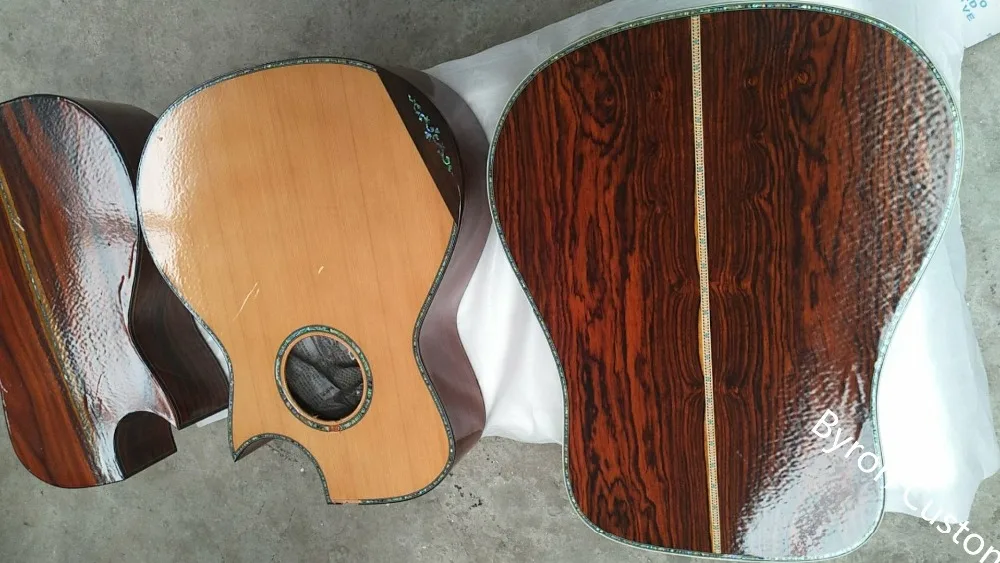 AAAA все твердые пользовательские cocobolo дерево Дредноут тела D стиль акустическая электрогитара