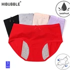 Комплект из 3 предметов, хлопковая герметичность при менструации, дышащие трусики-стринги с физиологические трусы нижнее белье женские непромокаемые трусы размера плюс нижнее белье