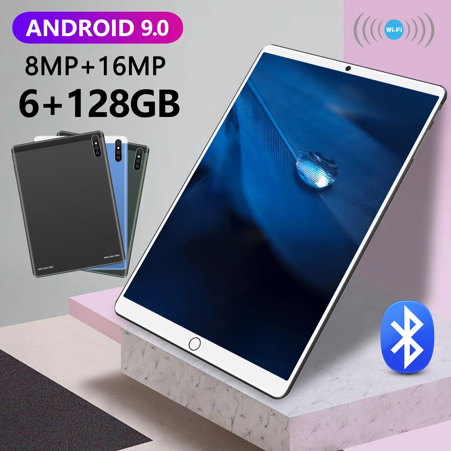 

2021 New Arrival Tablet S13 10.1 Inch Android 9.0 Pc 10Core 10GB+512GB Tab 2560*1600 3HD Camera Phone Call 4G Network Tablets Pc