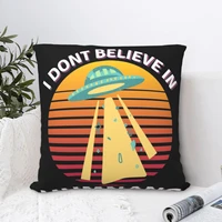 ufo spacecraft square pillowcase cushion cover funny zip home decorative polyester throw pillow case for home simple 4545cm