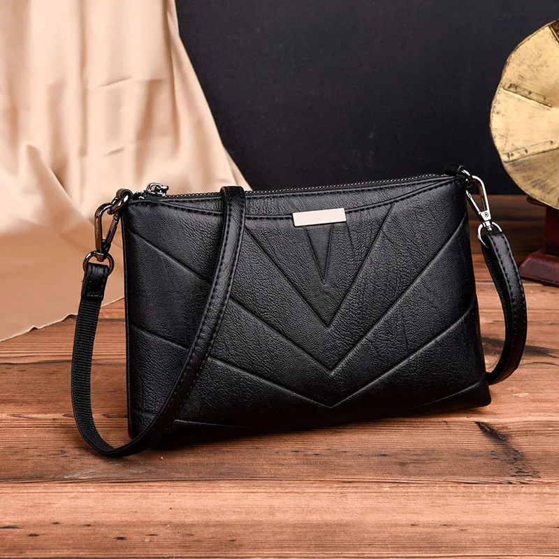 

2021 New Bag Handbag Men's Leather Cross Style Briefcase Business One Shoulder Crossbody Simple Business Bag BBQX358-BBQX361