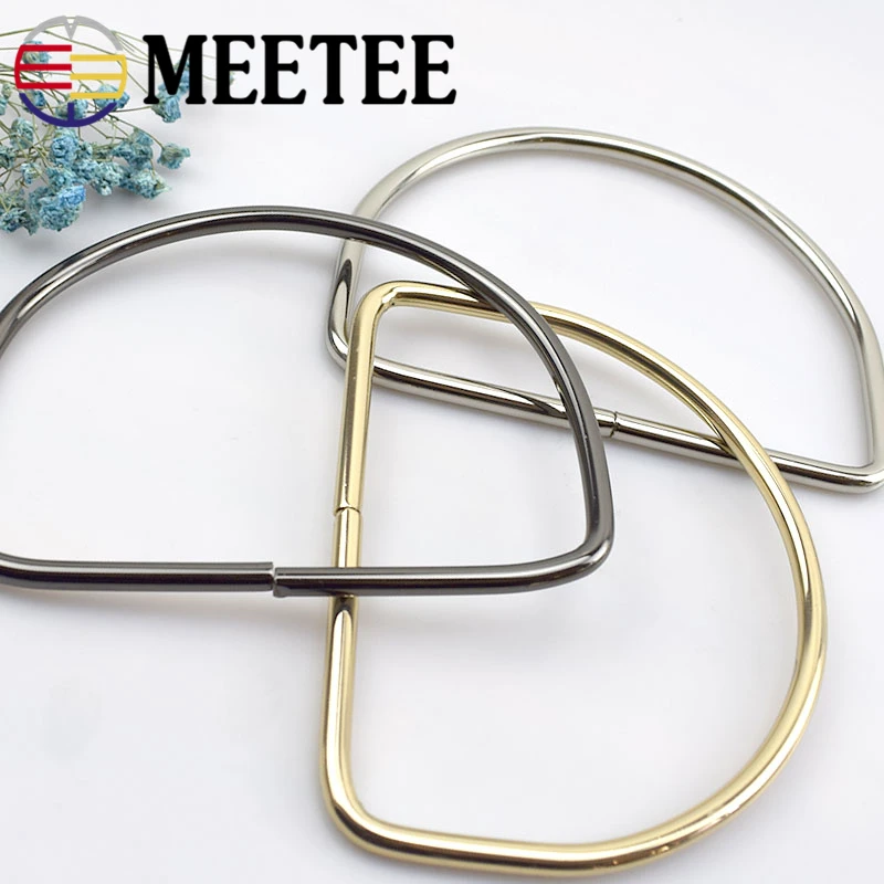Meetee 11 см металлическая ручка для сумки Замена DIY рамка плечевая изготовления
