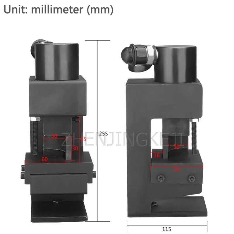 Small Hydraulic Chamfering Machine Multifunction Split Angle Steel Cutting Round Corner Chamfer Iron Processing Equipment | Инструменты
